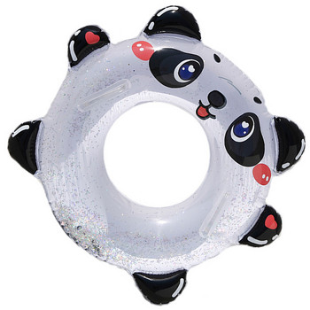 Надуваем пръстен за плуване Panda Детски плавателни съдове за вода за възрастни Pvc дръжка