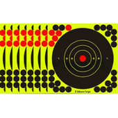 5–30 gab. apaļi, mērķīšu plāksnītes, izšļakstītais papīrs, reaktīvais šaušanas vilciens, 8 collas, pašlīmējošās uzlīmes, medību punkti, šautenes