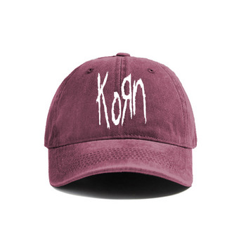 Korn Baseball Cap Distressed Hats Metal Rock συγκρότημα Cap Men Retro Outdoor Summer Adjustable Hat MZ-288