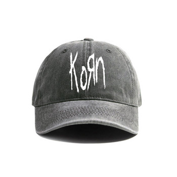 Бейзболна шапка Korn Distressed Hats Metal Rock band Cap Мъжка ретро външна лятна регулируема шапка MZ-288