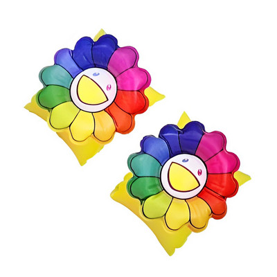 PVC Lengvas ir nešiojamas ginklų žiedas plaukimo entuziastams Stilingi vaikų plaukimo ginklų žiedai mėlyni arbūzai