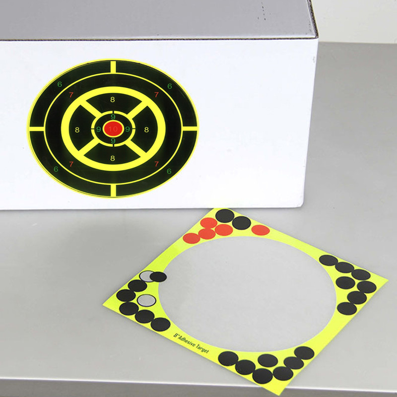 8x8 collu pašlīmējošie 10 gab. Reaktivitāte Šaušanas mērķī Paster Treniņa piederumi Mērķa Treniņš Tērauda bumba Mērķa Papīri Uzlīmes