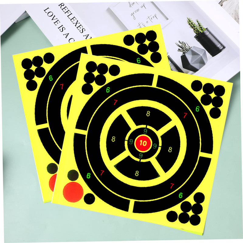 8x8 collu pašlīmējošie 10 gab. Reaktivitāte Šaušanas mērķī Paster Treniņa piederumi Mērķa Treniņš Tērauda bumba Mērķa Papīri Uzlīmes