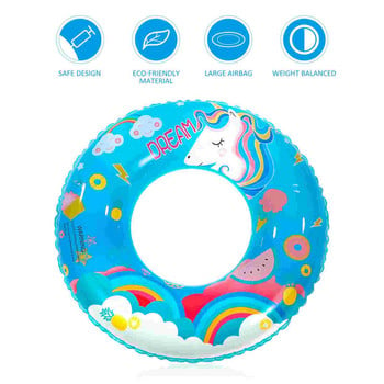 Float Water Ring Unicorn Design Swim Thicken Kids Παιχνίδι κολύμβησης για παιδιά Φουσκωτό