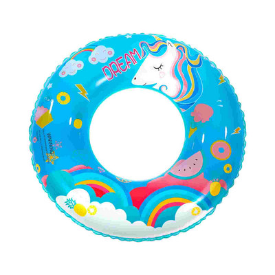 Плуващ воден пръстен Дизайн на еднорог Плуване Удебеляване Детска играчка за плуване Детска надуваема