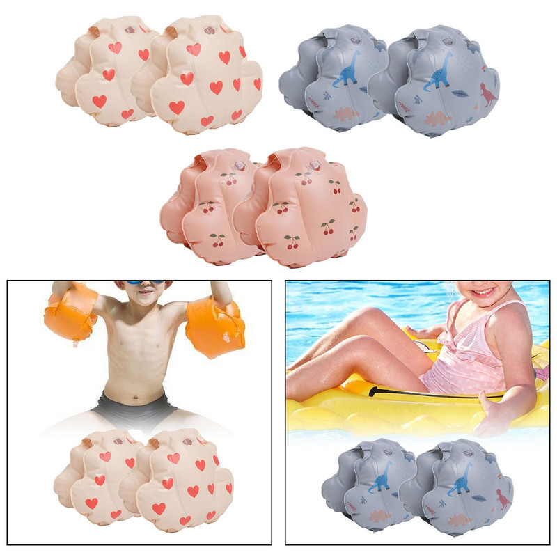 Vaikų plaukimo rankenos Lengvoji įranga Vasarinė plaukiojanti ratas Baseino raiščiai Pripučiami rankų plūduriuojantys žiedai