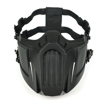 zlangsports Tactical Half Face Airsoft Mask Ρυθμιζόμενη CS Cosplay Στρατιωτικές μάσκες Halloween
