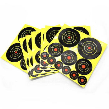 10 листа Shooting Target Splash Stickers Самозалепващи реактивност Firing Shoot Target Aim Patches Ловни аксесоари