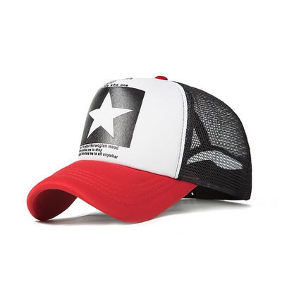 Divatos pamut sapka Baseball Snapback hálós sapkák Hip-hop sapkák Menő férfi sapkák női szabadtéri alkalmi napkalap