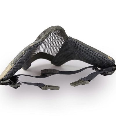 Tactical STEEL MESH MASK ΠΡΟΣΑΡΜΟΖΕΤΑΙ ΣΕ ΓΡΗΓΟΡΟ ΚΡΑΝΟΣ Κυνήγι Σκοποβολή Στρατιωτικές μάσκες μισού προσώπου