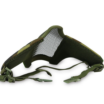 Tactical STEEL MESH MASK ΠΡΟΣΑΡΜΟΖΕΤΑΙ ΣΕ ΓΡΗΓΟΡΟ ΚΡΑΝΟΣ Κυνήγι Σκοποβολή Στρατιωτικές μάσκες μισού προσώπου