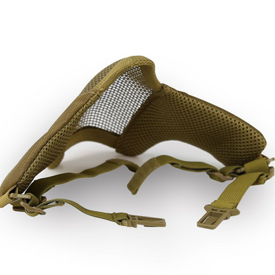 Tactical STEEL MESH MASK ΠΡΟΣΑΡΜΟΖΕΤΑΙ ΣΕ ΓΡΗΓΟΡΟ ΚΡΑΝΟΣ Κυνήγι Σκοποβολή Στρατιωτικές μάσκες μισού προσώπου