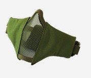 Airsoft sejas maska elpojoša zema oglekļa tērauda sieta aizsargājoša šaušanas peintbola maska CS Wargame taktiskā pusmaska