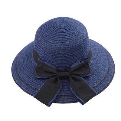 Pavasara un vasaras austa salmu cepure sieviešu daudzpusīga pludmales liela mala priekšgala saules aizsargcepure Noble stila saules aizsargcepure
