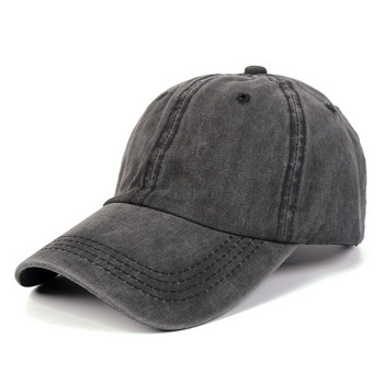 Unisex Vintage καπέλο μπέιζμπολ Γυναικεία Ανδρικά Καπέλα Άνοιξη Καλοκαίρι 2023 Καπέλα μπαμπά με μονόχρωμη μόδα Καπέλα Βαμβακερή Απλή Casual Gorras Hombre