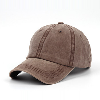 Unisex Vintage καπέλο μπέιζμπολ Γυναικεία Ανδρικά Καπέλα Άνοιξη Καλοκαίρι 2023 Καπέλα μπαμπά με μονόχρωμη μόδα Καπέλα Βαμβακερή Απλή Casual Gorras Hombre