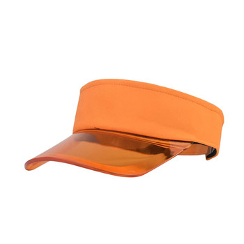 Καλοκαιρινά καπέλα για τον ήλιο Διάφανα καπάκια γείσο τόπλες Άδειο καπέλο ηλιοθεραπείας Καπέλο γυναικείο ρυθμιζόμενο τόπλες καπέλο εκδρομής στην παραλία κασκέτα homme