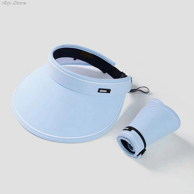 1 tk suvised hingavad päikesekübarad naistele Reguleeritav UV-kaitsega visiir välisspordi moe päikesekaitsekork päikesesirm