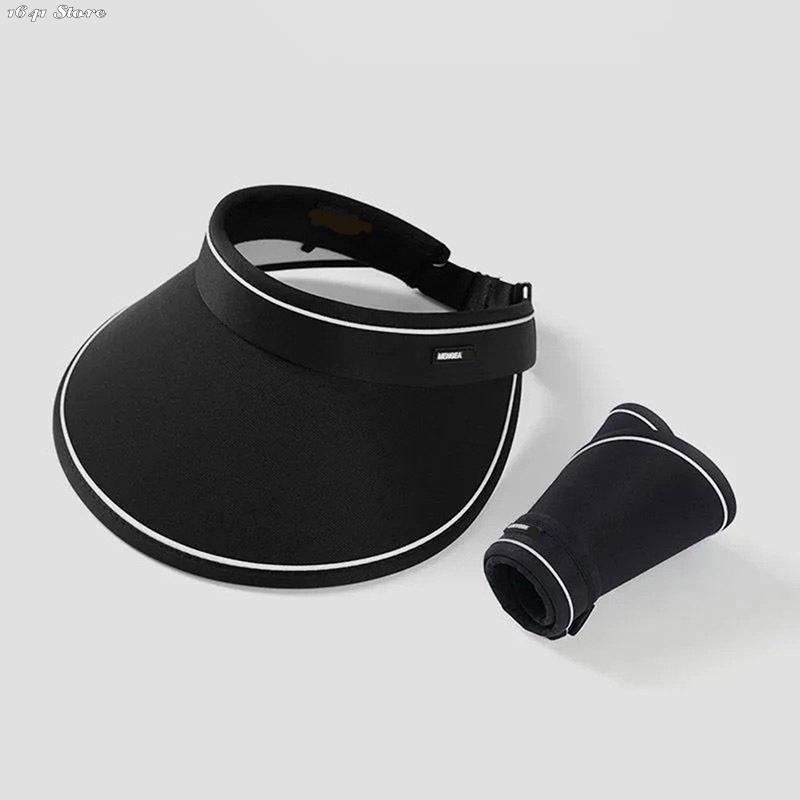 1 tk suvised hingavad päikesekübarad naistele Reguleeritav UV-kaitsega visiir välisspordi moe päikesekaitsekork päikesesirm