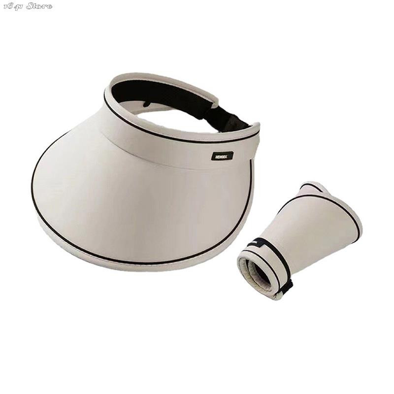 1 tk suvised hingavad päikesekübarad naistele Reguleeritav UV-kaitsega visiir välisspordi moe päikesekaitsekork päikesesirm