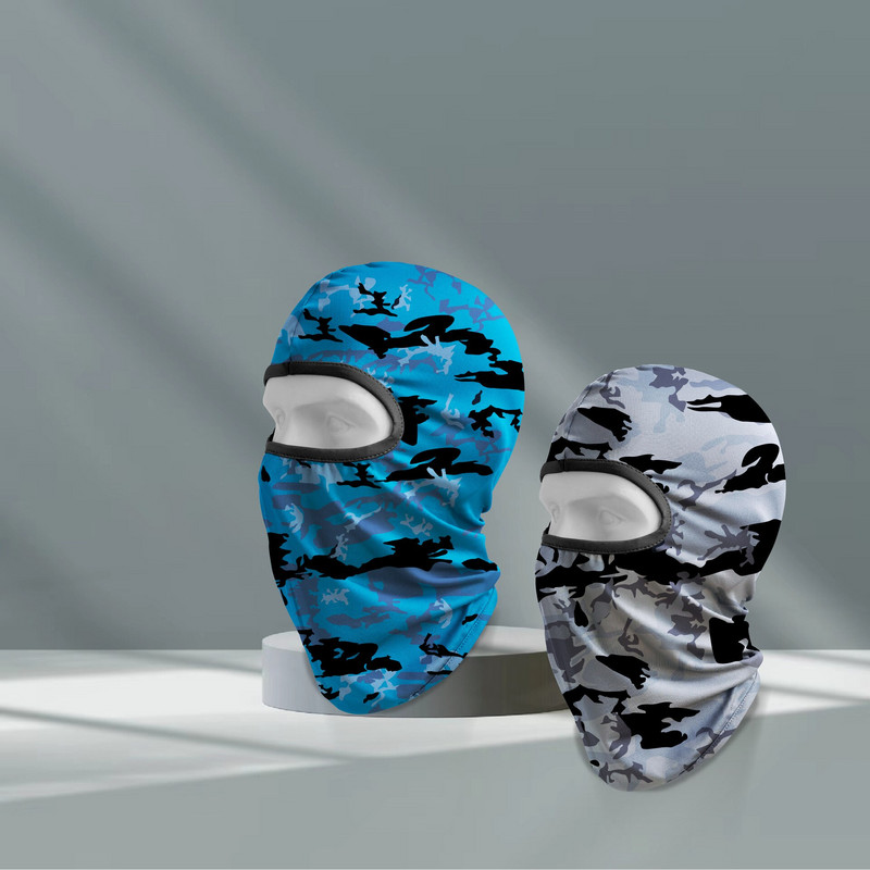 Μάσκα προσώπου Tactical Balaclava Καλοκαιρινή δροσιστική γκέτα λαιμού Κασκόλ πεζοπορίας Κασκόλ ανδρικού κράνους ποδηλασίας μοτοσικλέτας Κουκούλα αντηλιακής προστασίας