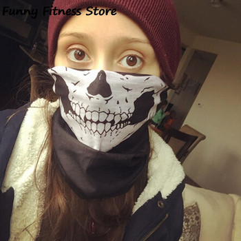 3D печат на череп Велосипедна маска Гети Балаклава Туризъм на открито Къмпинг Риболов Покривало за уста Шапки Велосипед Спорт Магически шал Cool