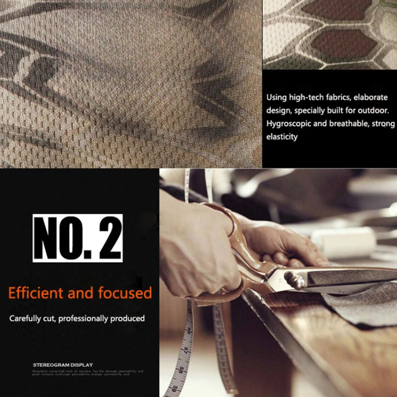 Εξωτερική προσωπίδα Στρατιωτική κουκούλα ποδηλασίας Αντιανεμική μάσκα για όλο το πρόσωπο Κυνήγι Πεζοπορίας Στρατός Ζεστό κασκόλ Καμουφλάζ Balaclava