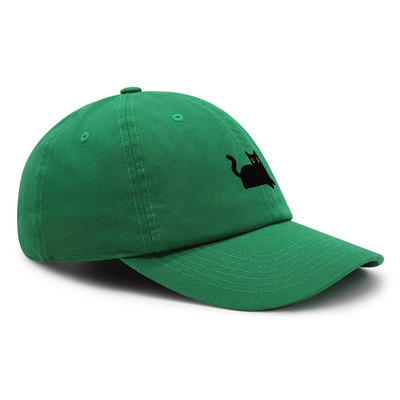 Μαύρη γάτα Κέντημα Dad Hat Cat Mom Premium Baseball Καπέλο Βαμβακερό Ρυθμιζόμενο Καπέλο Trucker