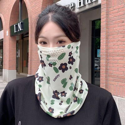 Päikesekaitse Sall Kael Silmade täiskaitsemask Naiste ühevärviline avanev hingav näomask õues jalgrattasõiduks