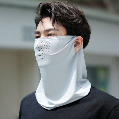 Päikesekaitse Sall Kael Silmade täiskaitsemask Naiste ühevärviline avanev hingav näomask õues jalgrattasõiduks