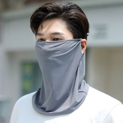 Päikesekaitse Sall Kael Silmade täiskaitsemask Naiste ühevärviline avanev hingav näomask õues jalgrattasõiduks