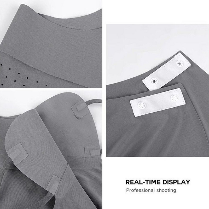 Päikesekaitse Sall Kael Silmade täiskaitsemask Naiste ühevärviline avanev hingav näomask õues jalgrattasõiduks