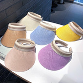 Χονδρικό ψάθινο καπέλα χαμηλού κόστους Άδεια ψάθινα καπέλα Clearance νέα τζαζ hip-hop καλοκαιρινά καπέλα παραλίας Καπέλα ταξιδιού Ψάθινο στυλ πάρτι