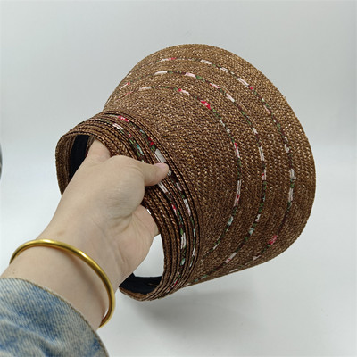 Χονδρικό ψάθινο καπέλα χαμηλού κόστους Άδεια ψάθινα καπέλα Clearance νέα τζαζ hip-hop καλοκαιρινά καπέλα παραλίας Καπέλα ταξιδιού Ψάθινο στυλ πάρτι