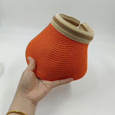 Χονδρικό ψάθινο καπέλα χαμηλού κόστους Άδεια ψάθινα καπέλα Clearance νέα τζαζ hip-hop καλοκαιρινά καπέλα παραλίας Καπέλα ταξιδιού Ψάθινο στυλ πάρτι