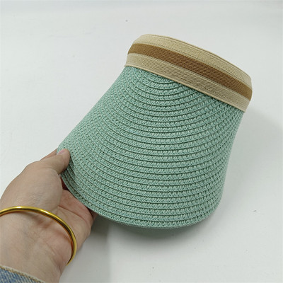 Χονδρικό ψάθινο καπέλα χαμηλού κόστους Άδεια ψάθινα καπέλα Clearance νέα τζαζ hip-hop καλοκαιρινά καπέλα παραλίας Καπέλα ταξιδιού Ψάθινο στυλ πάρτι