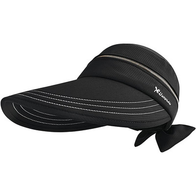 Naiste päikesekübarad UV-kaitsega laia äärega 2-ühes lukuga suvine rannamüts Naiste pakitav golfimüts