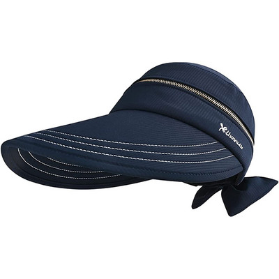 Naiste päikesekübarad UV-kaitsega laia äärega 2-ühes lukuga suvine rannamüts Naiste pakitav golfimüts