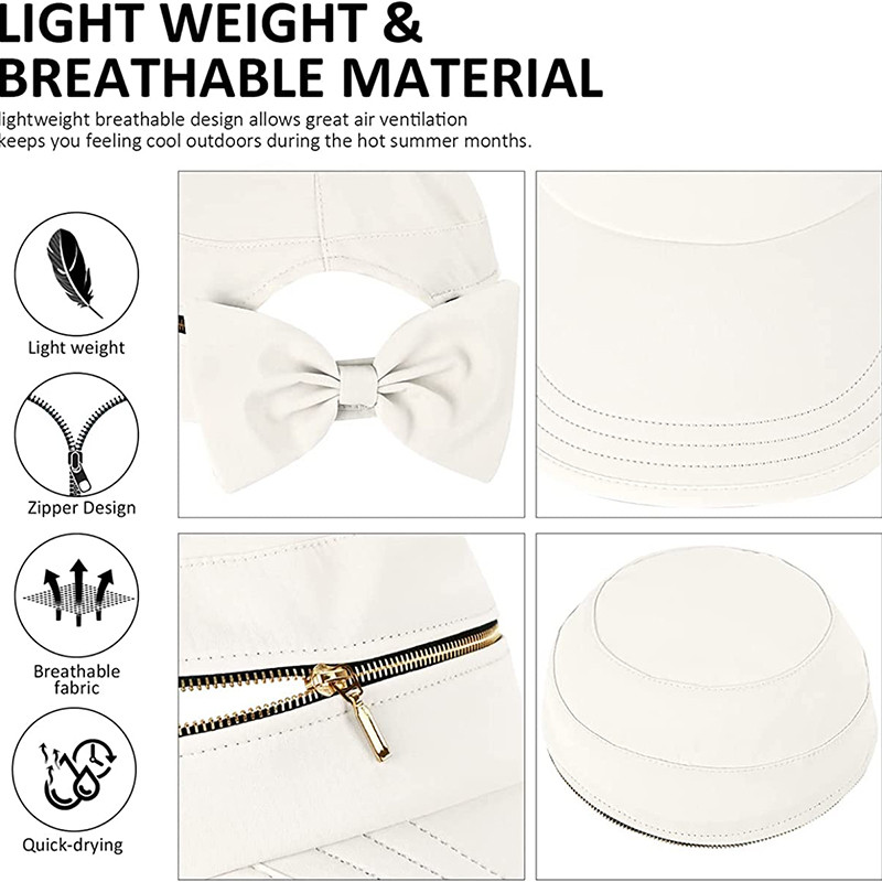 Naiste päikesekübarad UV-kaitsega laia äärega 2-ühes lukuga suvine rannamüts Naiste pakitav golfimüts