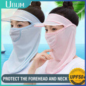 13 naiste päikesekübarat Ice Silk Kiiresti kuivavad õues rattasõidumaskid 360° UV-kaitsega maskid Hingavad päikesekaitsemaskid 2023 Uus