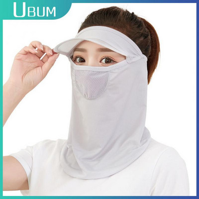 13 naiste päikesekübarat Ice Silk Kiiresti kuivavad õues rattasõidumaskid 360° UV-kaitsega maskid Hingavad päikesekaitsemaskid 2023 Uus