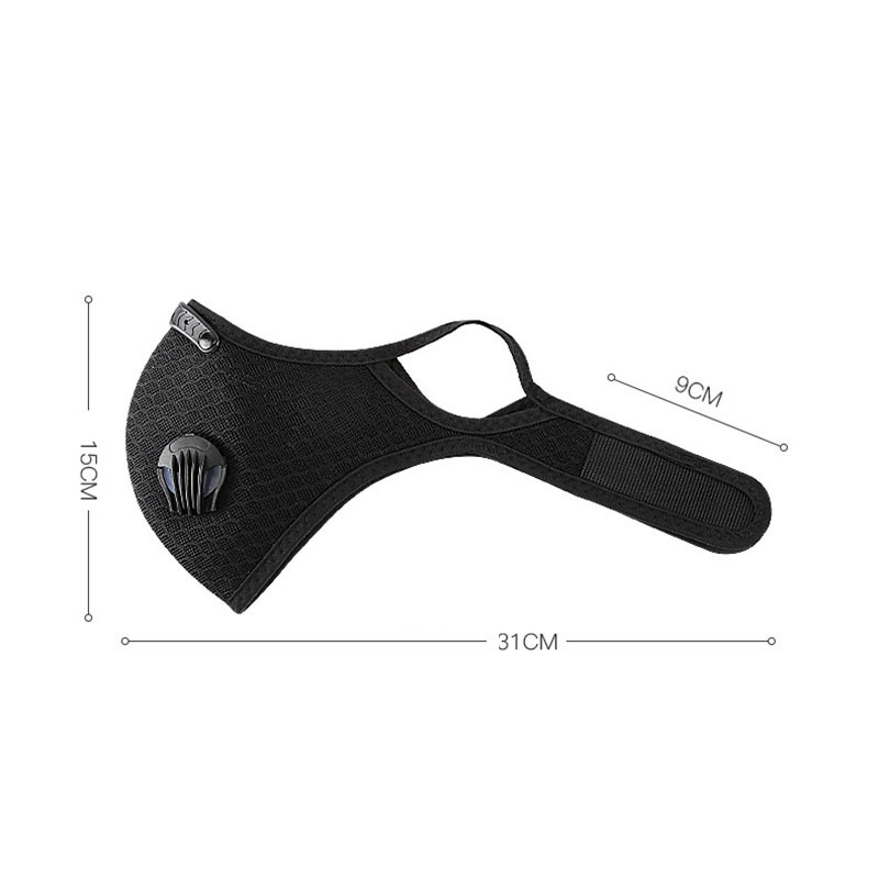 Biciklistička maska za lice Filter PM2.5 Anti-fog Prozračna, otporna na prašinu Respirator za bicikle Sportska zaštita Maska za prašinu Anti-kapljice