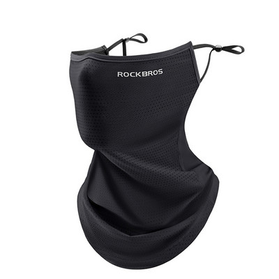 ROCKBROS Summer Ice Silk Cool Mask Šalle Saules UV aizsardzība Ātri žūstošs Velosipēda Bandana Velosipēda Motocikla Riteņbraukšanas sejas maskas vāciņš