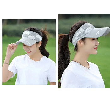 Καλοκαιρινό καπέλο ηλίου Γλυκό γυναικείο μονόχρωμο ελαστικό καπό με βελονάκι Γυναικεία αθλητικά γείσα για κορίτσια Αδειανό επάνω καπάκι