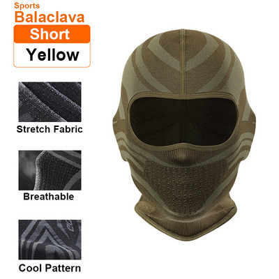 Ziemas balaklava maska vīriešiem silta maska riteņbraukšanai sejas maska slēpošanas velosipēda motociklam vēja necaurlaidīga kakla sildītājs MTB velosipēda cepure galvassegas