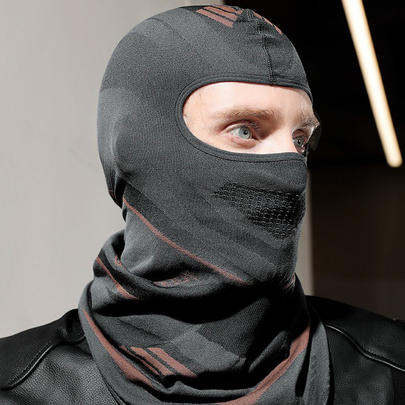 Ziemas balaklava maska vīriešiem silta maska riteņbraukšanai sejas maska slēpošanas velosipēda motociklam vēja necaurlaidīga kakla sildītājs MTB velosipēda cepure galvassegas