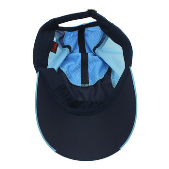 Outfly Fashion Επίπεδο καπέλο για αγόρια και κορίτσια Καλοκαιρινό πολυεστερικό καπέλο μπέιζμπολ Ρυθμιζόμενο ελαφρύ καπέλο εξωτερικού χώρου για τρέξιμο