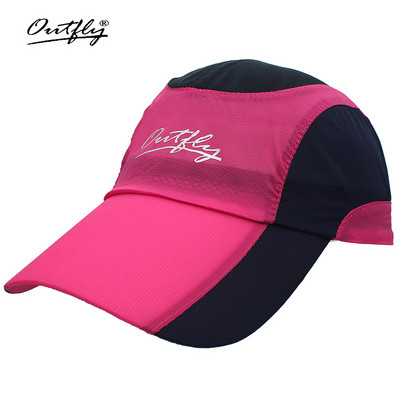 Outfly Fashion Επίπεδο καπέλο για αγόρια και κορίτσια Καλοκαιρινό πολυεστερικό καπέλο μπέιζμπολ Ρυθμιζόμενο ελαφρύ καπέλο εξωτερικού χώρου για τρέξιμο