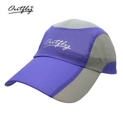 Outfly Fashion Επίπεδο καπέλο για αγόρια και κορίτσια Καλοκαιρινό πολυεστερικό καπέλο μπέιζμπολ Ρυθμιζόμενο ελαφρύ καπέλο εξωτερικού χώρου για τρέξιμο