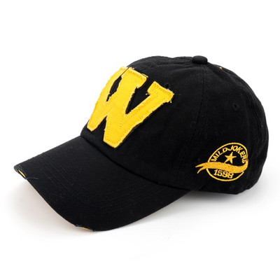 Μόδα Βαμβακερά Καπέλα Κέντημα Γράμμα W Καπέλο μπέιζμπολ Καπέλα Snapback Καπέλο κασκέτο Καπέλο αθλητικού εξωτερικού χώρου Εφαρμοσμένο καπέλο για γυναίκες άντρες